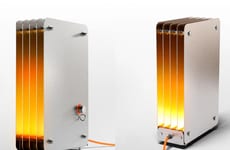 Contemporary Layered Steel Lamps