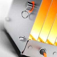 Contemporary Layered Steel Lamps Image 2
