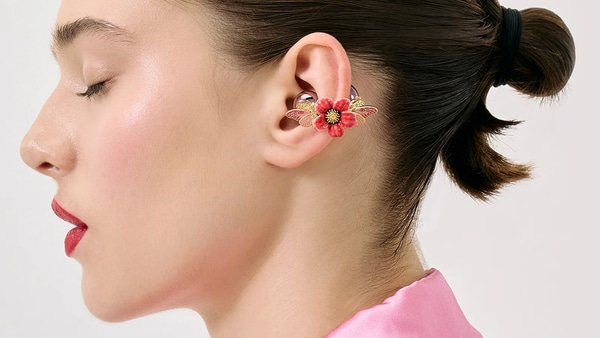Jewelry-Accented Audio Earbuds