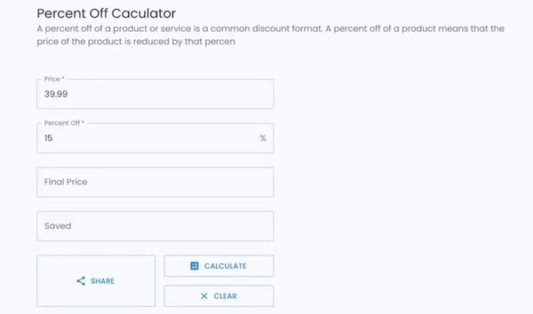 Online Calculator Hubs