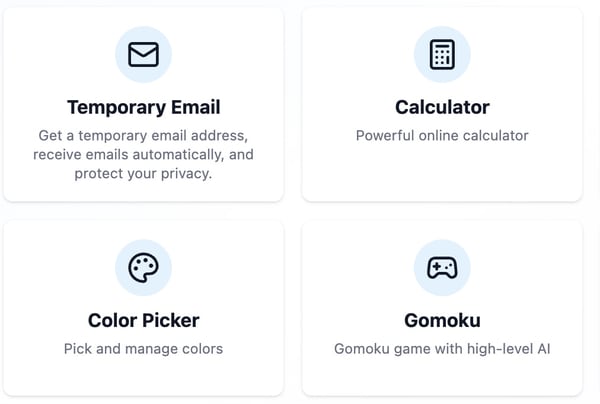 Online Utility Toolboxes
