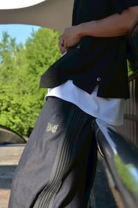 Denim Track Pants Image 2