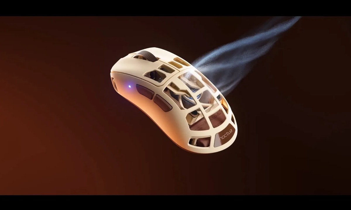 Skeletal Cooling Gamer Mouses: The Pulsar Feinmann F01 Noctua