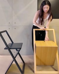 Minimal Folding Chairs