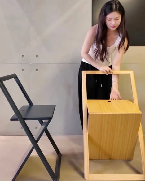 Minimal Folding Chairs