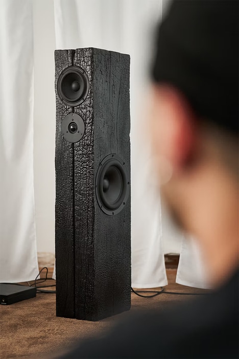 Charred Oak Speakers