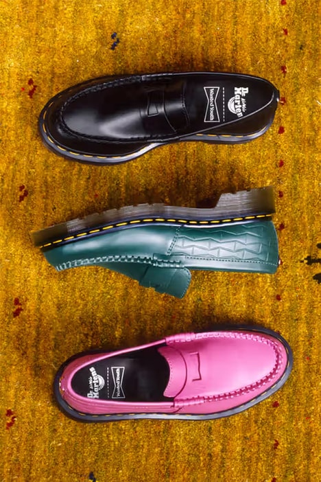 Patterned Leather Loafers
