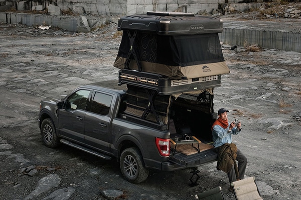 Two-Story Pop-Up Truck Tents