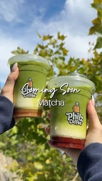 Salted Caramel Matcha Drinks