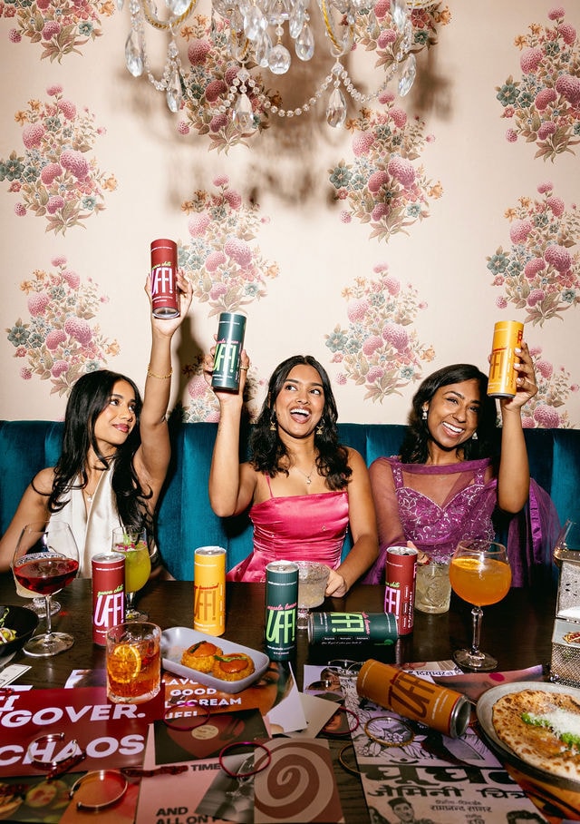 Zero-Proof South Asian Spritzes: UFF! is a Lightly Carbonated