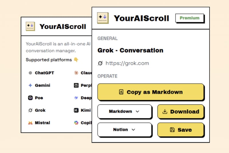 AI Chat Export Tools