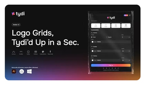 Logo Design Grid Extensions