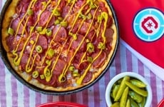 Polish Sausage-Topped Pizzas