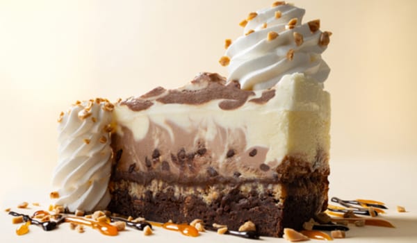 Chocolate Marbled Brownie Cheesecakes