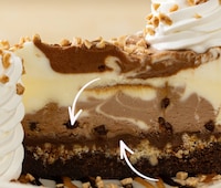 Chocolate Marbled Brownie Cheesecakes Image 2