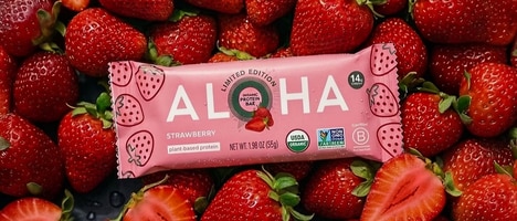 Organic Strawberry Protein Bars