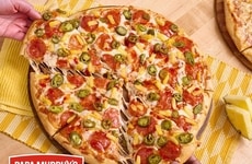 Chili Sauce-Drizzled Pizzas