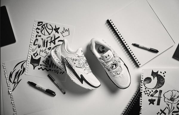 Hand-Drawn Sketch-Informed Athletic Apparel