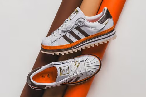 Orange Shell-Toe Sneakers
