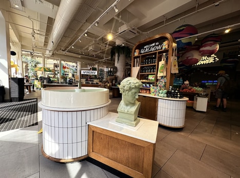 In-Store Soap Sculptures