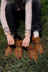 Hand-Painted Desert Boots