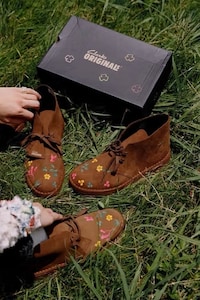 Hand-Painted Desert Boots Image 3