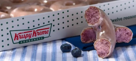 Seasonal Blueberry Doughnuts
