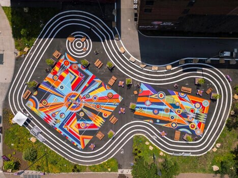 Playable Court Murals