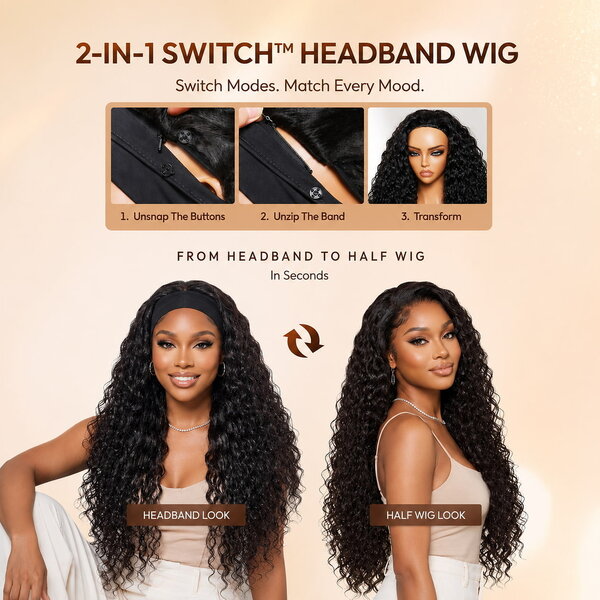 Detachable Headband Wigs