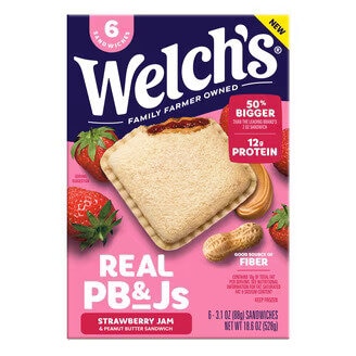 Frozen PB&J Sandwiches