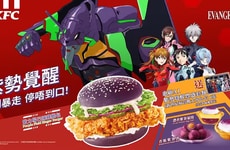 Purple Bun Chicken Burgers