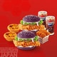 Purple Bun Chicken Burgers Image 3