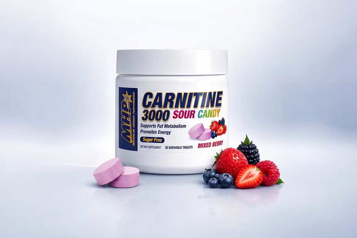 l carnitine 3000 capsules Inaugural Supplement Chews: MHP Carnitine Sour Candy Chews Support Fat… Trec - L-Carnitine 3000 -