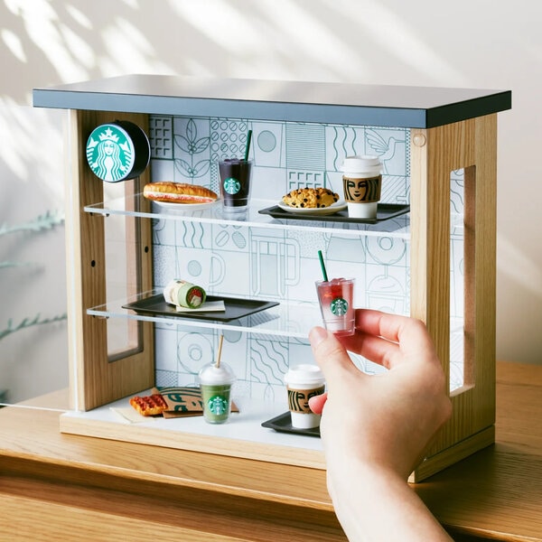 Miniature Cafe Display Racks