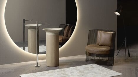 Contemporary Florally Inspired Washbasins