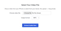 Browser-Based Audio Extraction Tools Image 1