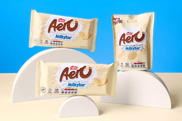 Bubbled White Chocolate Bars