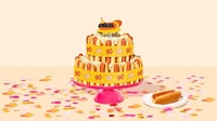 Celebratory Hot Dog Cakes Image 1