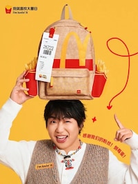 Novelty Fry Backpacks Image 3