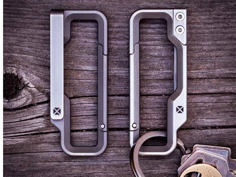 Modern Titanium Key Carabiners
