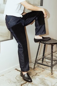Suede Workwear Jeans Image 3