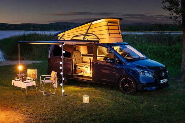 Campsite-Packed Van Designs