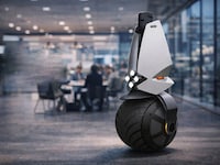 Single-Wheel Security Robots