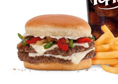 Philly-Style Beef Burgers
