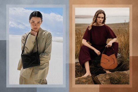 Interlocking Leather Handbags