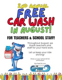 Complimentary Teacher-Focused Car Washes Image 2