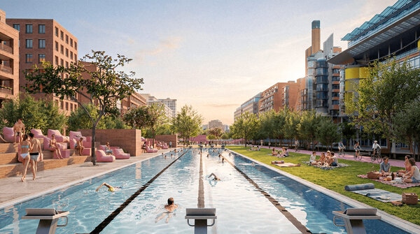 100-Meter Outdoor Pool Designs