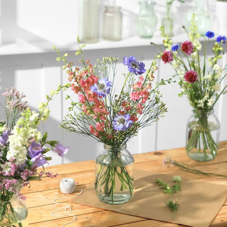 Seasonal Organic Bouquet Blooms
