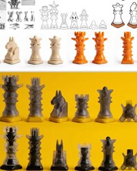 Geometric Chess Sets Image 1