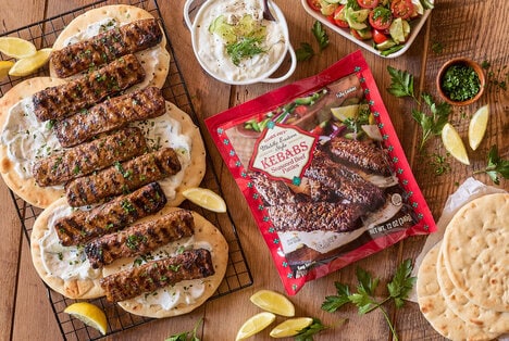 Generously Seasoned Frozen Kebabs